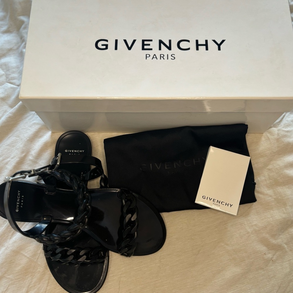 Givenchy Black Jelly sandals
